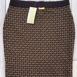 Michael Kors Women Skirt Small Pull on Warm Winter Stretch NWT